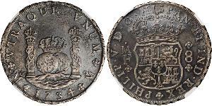 8 Real Nouvelle-Espagne (1519 - 1821) Argent Philippe V d