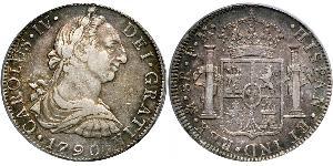 8 Real Nouvelle-Espagne (1519 - 1821) Argent Charles IV d