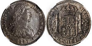 8 Real Nouvelle-Espagne (1519 - 1821) Argent Ferdinand VII d