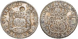 8 Real Nouvelle-Espagne (1519 - 1821) Argent Charles III d