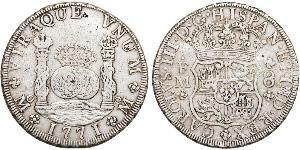 8 Real Nouvelle-Espagne (1519 - 1821) Argent Charles III d