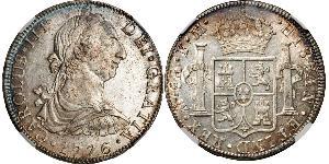 8 Real Nouvelle-Espagne (1519 - 1821) Argent Charles III d