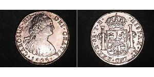 8 Real Nouvelle-Espagne (1519 - 1821) Argent Charles IV d