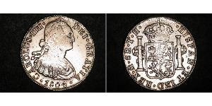8 Real Nouvelle-Espagne (1519 - 1821) Argent Charles IV d