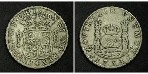 8 Real Nouvelle-Espagne (1519 - 1821) Argent Ferdinand VI d