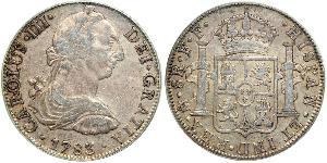 8 Real Nouvelle-Espagne (1519 - 1821) Argent Charles III d