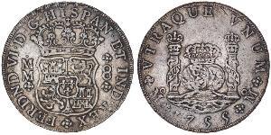 8 Real Nouvelle-Espagne (1519 - 1821) Argent Ferdinand VI d
