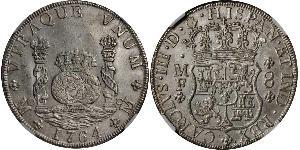 8 Real Nouvelle-Espagne (1519 - 1821) Argent Charles III d