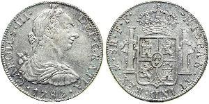 8 Real Nouvelle-Espagne (1519 - 1821) Argent Charles III d