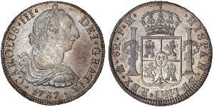 8 Real Nouvelle-Espagne (1519 - 1821) Argent Charles III d