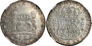 8 Real Nouvelle-Espagne (1519 - 1821) Argent Charles III d