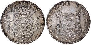 8 Real Nouvelle-Espagne (1519 - 1821) Argent Charles III d