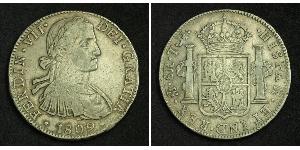 8 Real Nouvelle-Espagne (1519 - 1821) Argent Ferdinand VII d