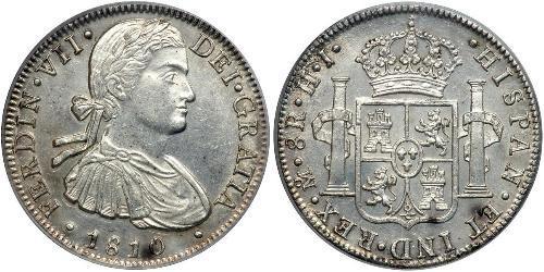 8 Real Nouvelle-Espagne (1519 - 1821) Argent Ferdinand VII d