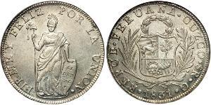 8 Real Pérou Argent 