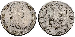 8 Real Pérou Argent Ferdinand VII d