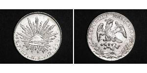 8 Real Second Federal Republic of Mexico (1846 - 1863) Argent 