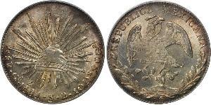8 Real Second Federal Republic of Mexico (1846 - 1863) Argent 