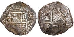 8 Real Spanien / Spanish Colonies Argent Charles IV d