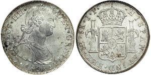 8 Real Vice-royauté du Río de la Plata (1776 - 1814) / Bolivie Argent Charles IV d
