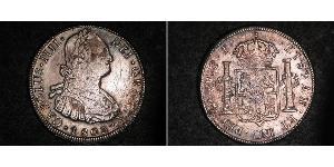 8 Real Vice-royauté du Río de la Plata (1776 - 1814) / Bolivie Argent Charles IV d