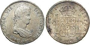 8 Real Vice-royauté du Río de la Plata (1776 - 1814) / Bolivie Argent Ferdinand VII d