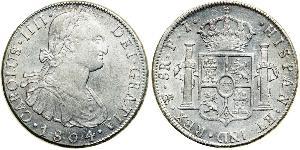 8 Real Vice-royauté du Río de la Plata (1776 - 1814) / Bolivie Argent Charles IV d