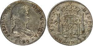 8 Real Vice-royauté du Río de la Plata (1776 - 1814) / Bolivie Argent Ferdinand VII d