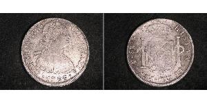 8 Real Vice-royauté du Río de la Plata (1776 - 1814) / Bolivie Argent Charles IV d