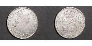 8 Real Vice-royauté du Río de la Plata (1776 - 1814) / Bolivie Argent Charles IV d