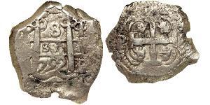 8 Real Bolivia / Vicereame del Perù (1542 - 1824) Argento Ferdinando VI di Spagna (1713-1759)
