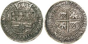 8 Real Bolivia / Vicereame del Perù (1542 - 1824) Argento Filippo IV di Spagna (1605 -1665)