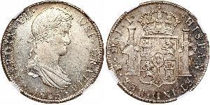8 Real Bolivia / Vicereame del Río de la Plata (1776 - 1814) Argento Ferdinando VII di Spagna (1784-1833)