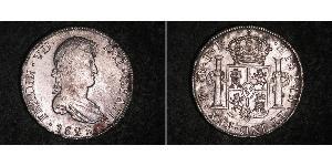8 Real Bolivia / Vicereame del Río de la Plata (1776 - 1814) Argento Ferdinando VII di Spagna (1784-1833)