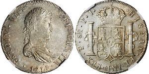 8 Real Bolivia / Vicereame del Río de la Plata (1776 - 1814) Argento Ferdinando VII di Spagna (1784-1833)