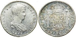 8 Real Bolivia / Vicereame del Río de la Plata (1776 - 1814) Argento Ferdinando VII di Spagna (1784-1833)