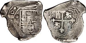 8 Real Messico Argento Carlo II di Spagna (1661-1700)
