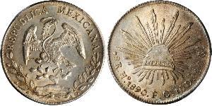8 Real Second Federal Republic of Mexico (1846 - 1863) Argento 