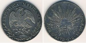 8 Real Second Federal Republic of Mexico (1846 - 1863) Argento 