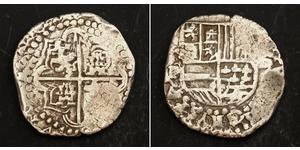 8 Real Spagna / Spanish Colonies Argento Carlo IV di Spagna (1748-1819)