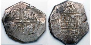 8 Real Spagna / Spanish Colonies Argento Carlo IV di Spagna (1748-1819)