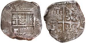 8 Real Spagna / Spanish Colonies Argento Carlo IV di Spagna (1748-1819)
