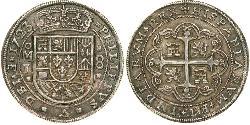 8 Real Vicereame della Nuova Spagna (1519 - 1821) Argento Filippo V di Spagna (1683-1746)