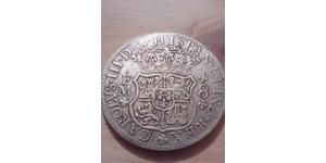 8 Real Vicereame della Nuova Spagna (1519 - 1821) Argento Carlo III di Spagna (1716 -1788)