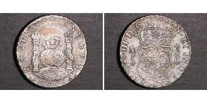 8 Real Vicereame della Nuova Spagna (1519 - 1821) Argento Carlo III di Spagna (1716 -1788)