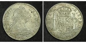 8 Real Bolivia Plata Carlos III de España (1716 -1788)