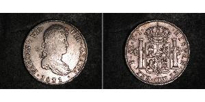 8 Real Bolivia / Virreinato del Río de la Plata (1776 - 1814) Plata Fernando VII de España (1784-1833)