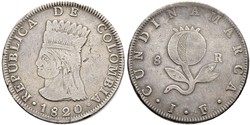8 Real Colombia Plata 