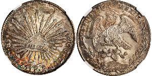 8 Real Estados Unidos Mexicanos (1846 - 1863) Plata 