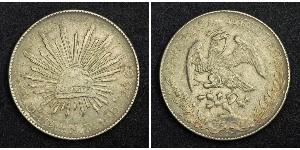 8 Real Estados Unidos Mexicanos (1846 - 1863) Plata 